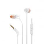 JBL Tune 160 In-ear Handsfree με Βύσμα 3.5mm Λευκό - JBLT160WHT