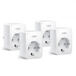 TP-Link Tapo P110(4-PACK) Mini Smart Wi-Fi Socket, Energy Monitoring, Μετρητής κατανάλωσης